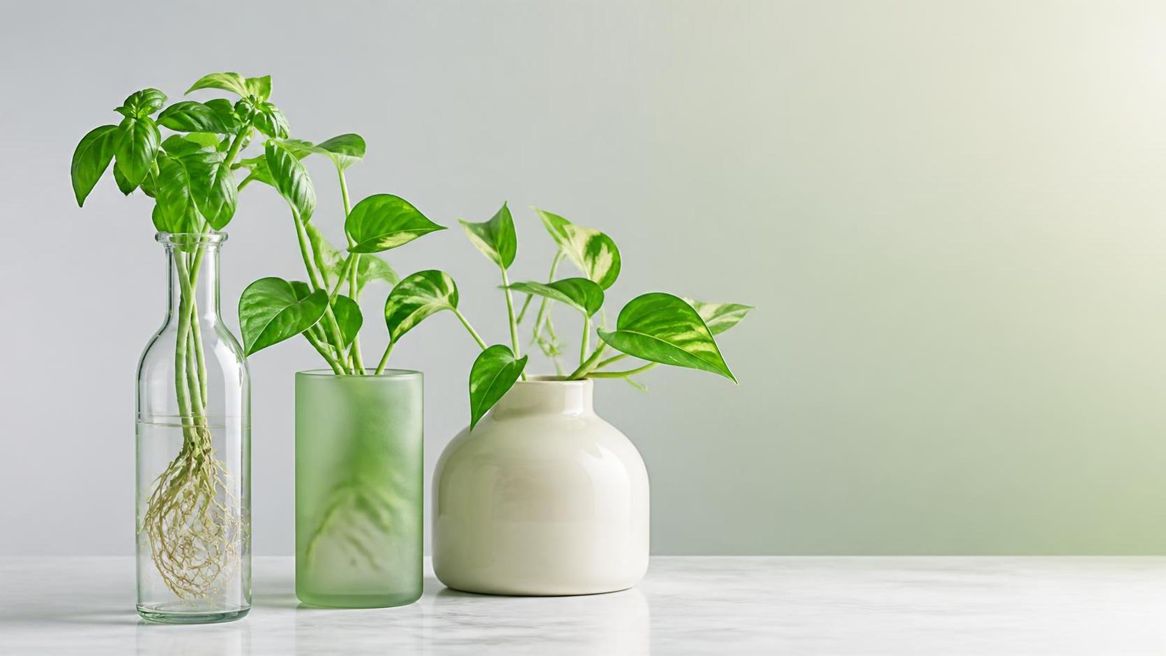 How to Choose a Hydroponic Vase for Herbs, Cuttings, and Indoor Decor