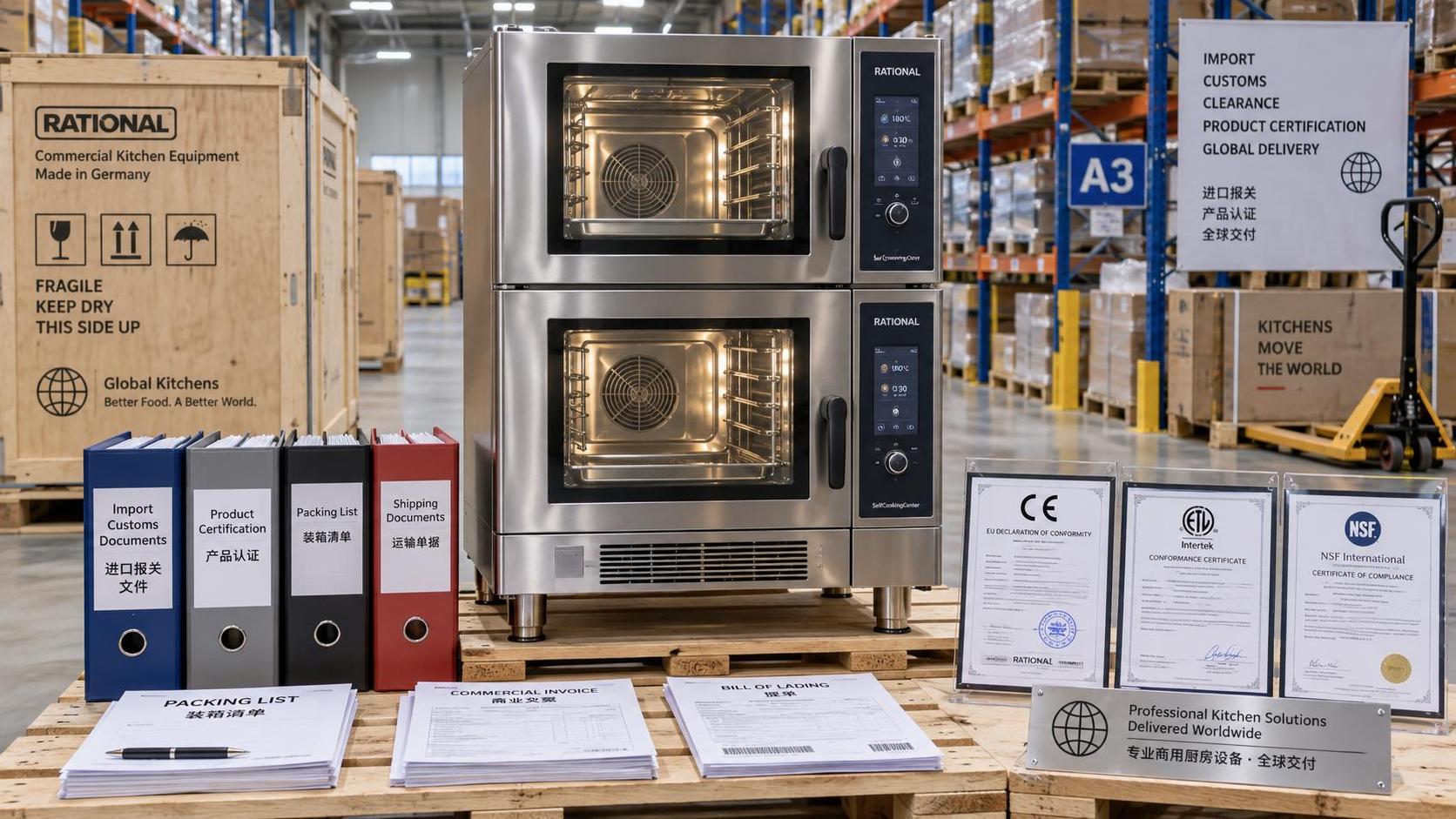 What Documents Are Required to Import Commercial Kitchen Equipment?