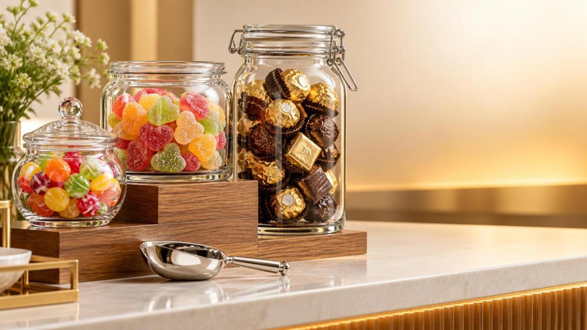 Glass Candy Jars: How to Choose the Right Size, Lid, and Display Style