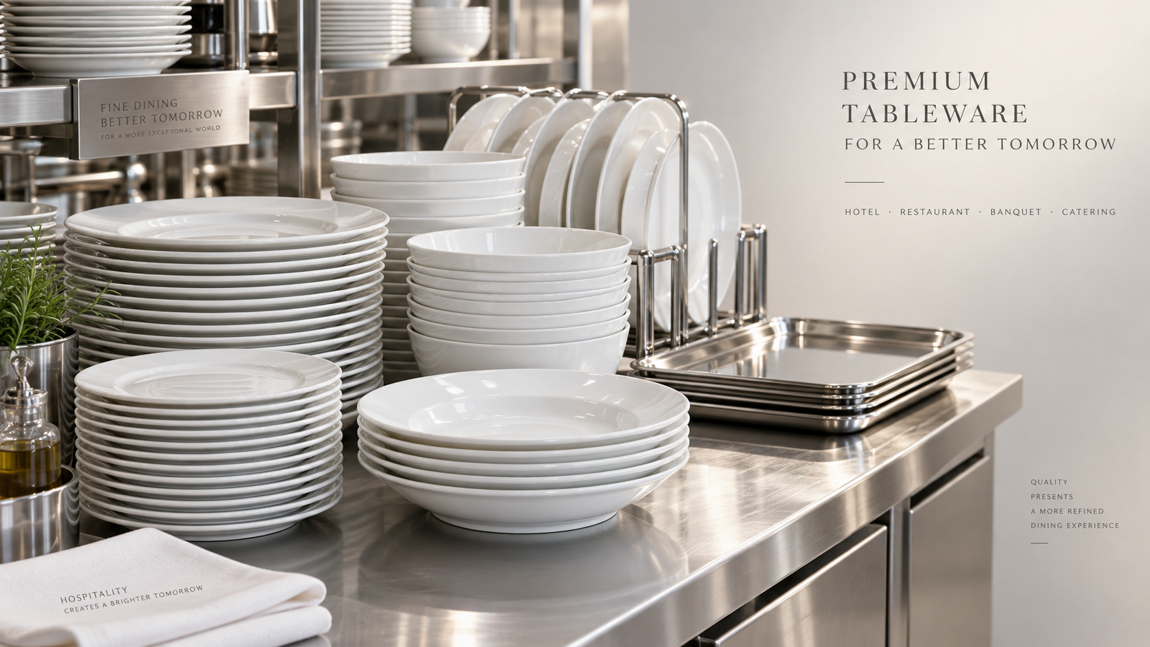 How to Choose Ceramic Serving Plates for Restaurants, Catering, and Banquet Service