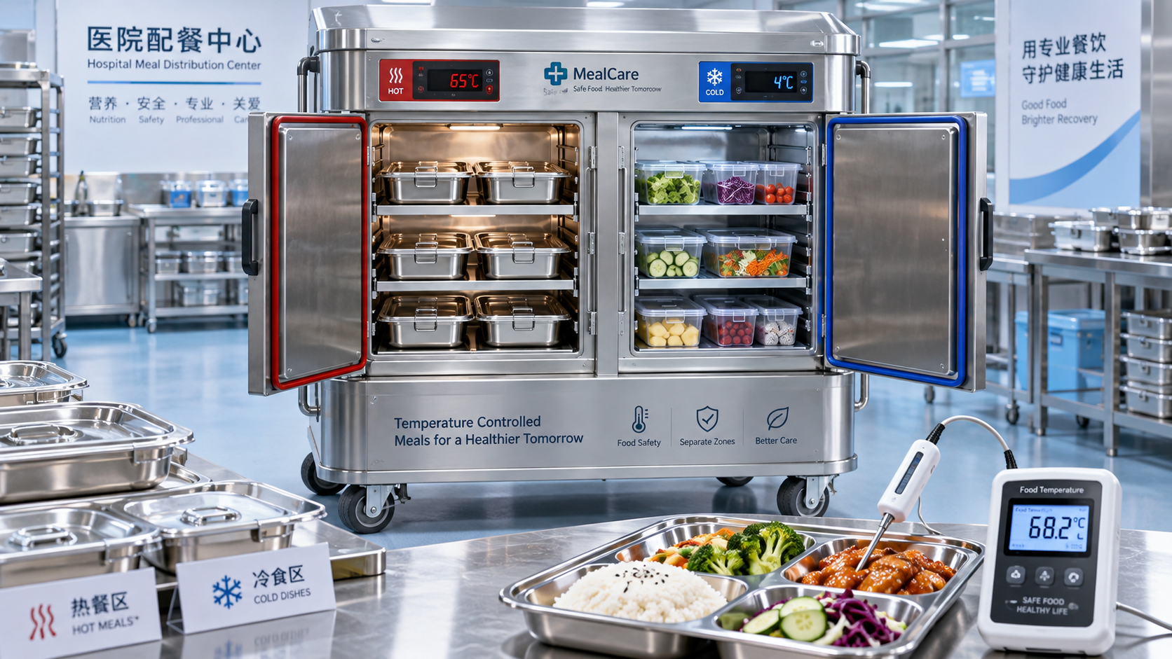 Using Hospital Catering Equipment to Keep Meals at Safe Delivery Temperatures Using Hospital Catering Equipment to Keep Meals at Safe Delivery Temperatures