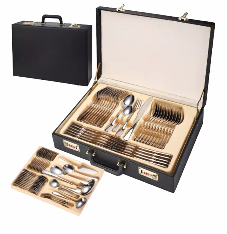 Premium Silverware Flatware Serving Set,72/84 Pieces Luxury Dining Cutlery, Cutlery Set 20 pcs set, 24 pcs set ,30 pcs set , 72pcs set,  84 pcs set