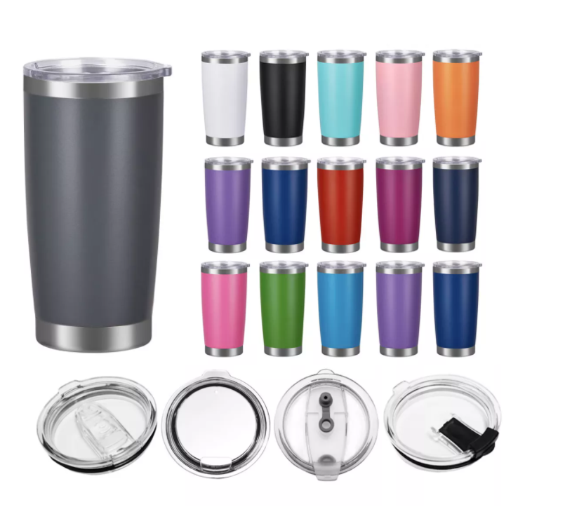 20oz stainless steel coffee vaccum cup, leakproof insulated tumbler, car portable travel mug