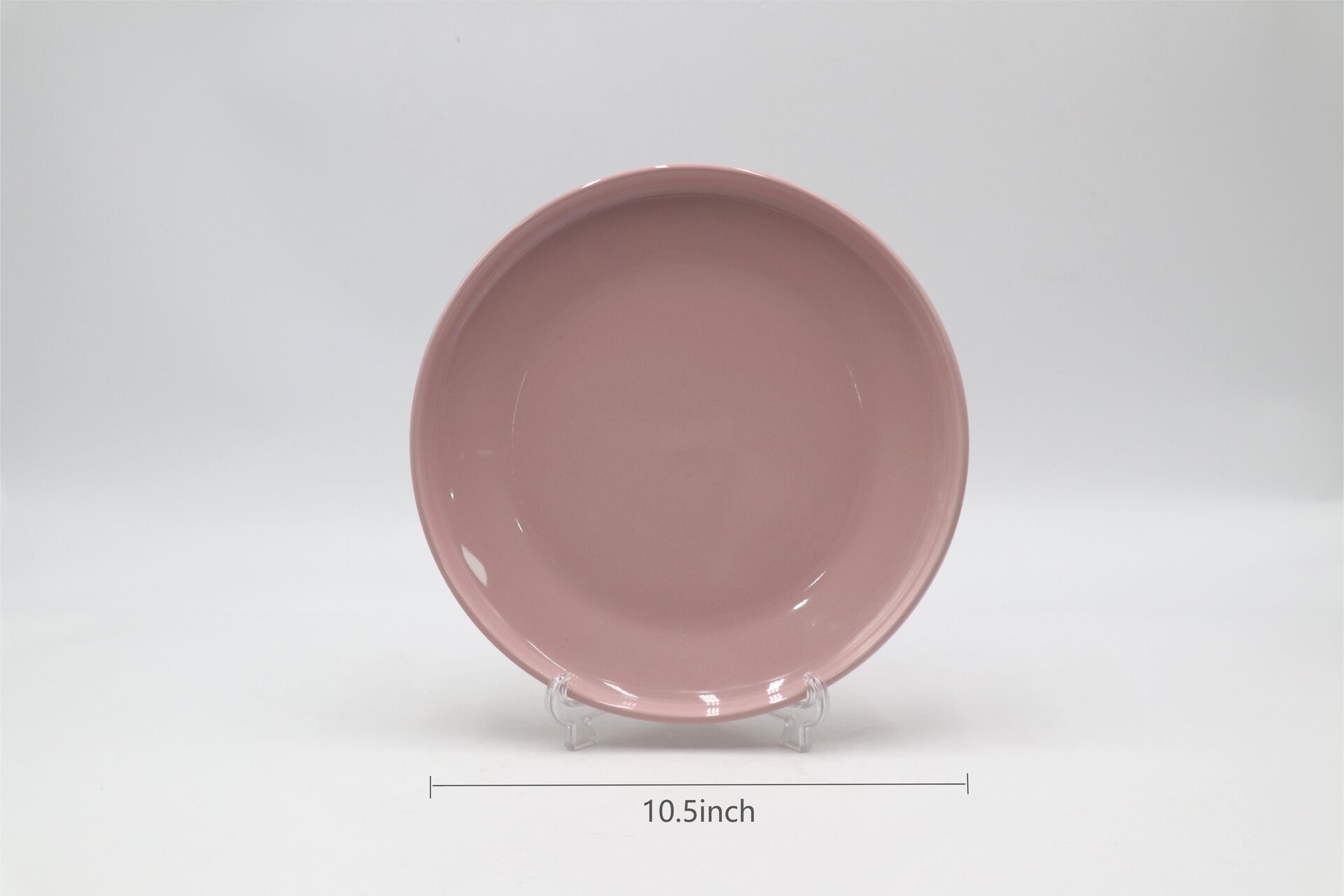 Stoneware color glaze dinnerware ceramic dinner set, Pink