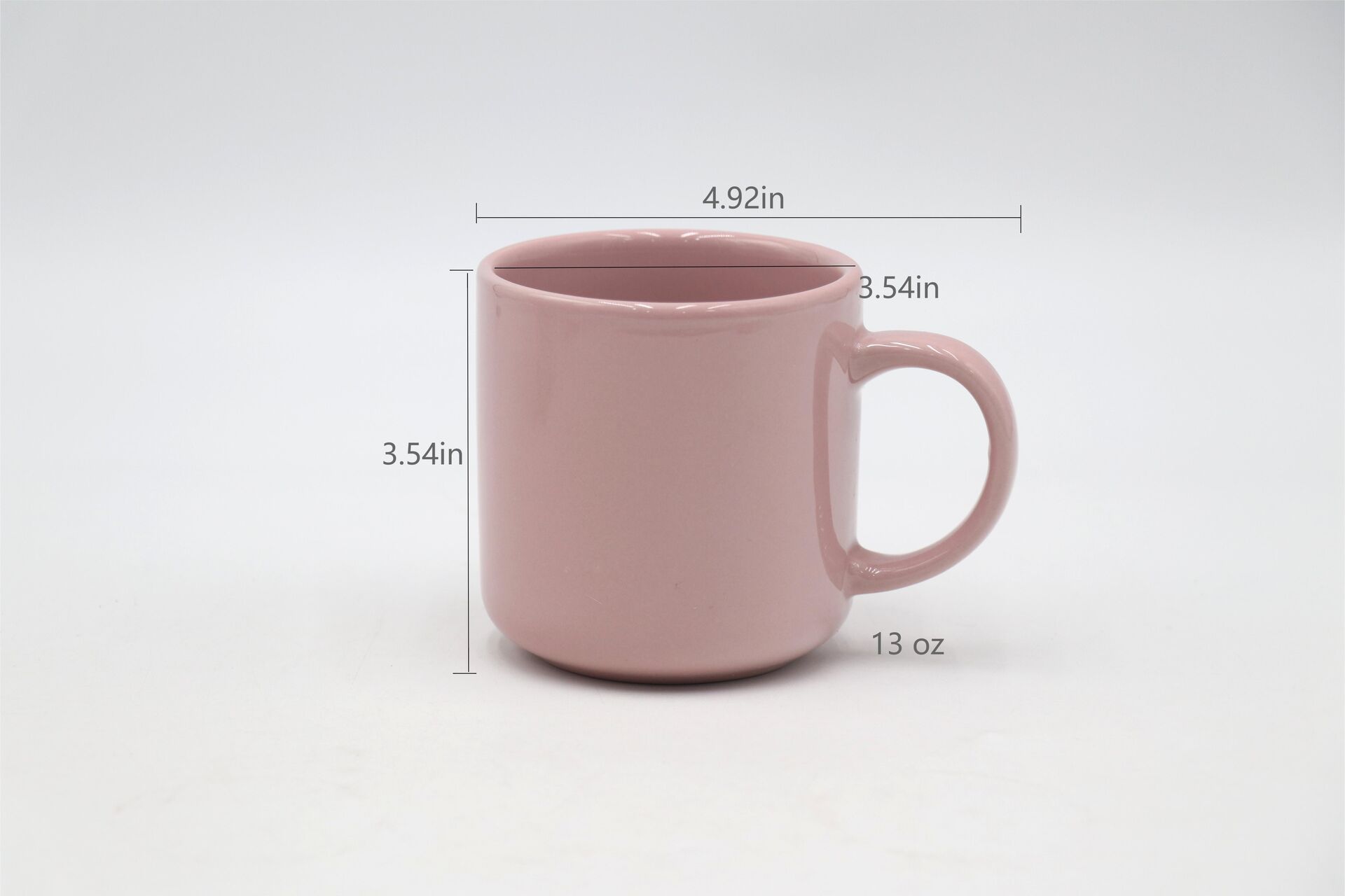 Stoneware color glaze dinnerware ceramic dinner set, Pink