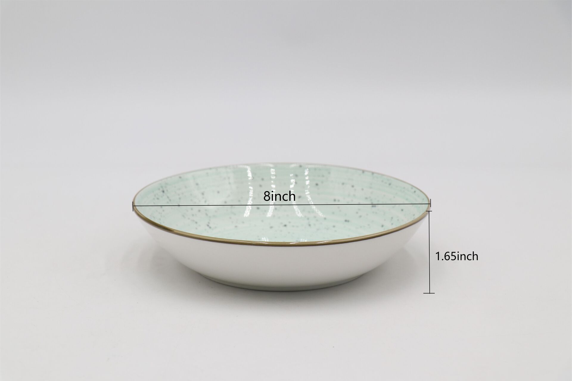 Dinner Plates Ceramic Plate Set. Flat Colorful Pattern Dining Plates for Kitchen/Family. Dishwasher/Microwave/Oven Safe
