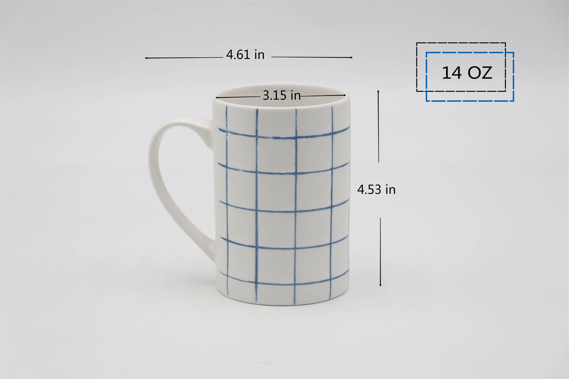 14 ounce Ceramic coffee mugs Stoneware coffee mugs Ceramic Microwave Safe