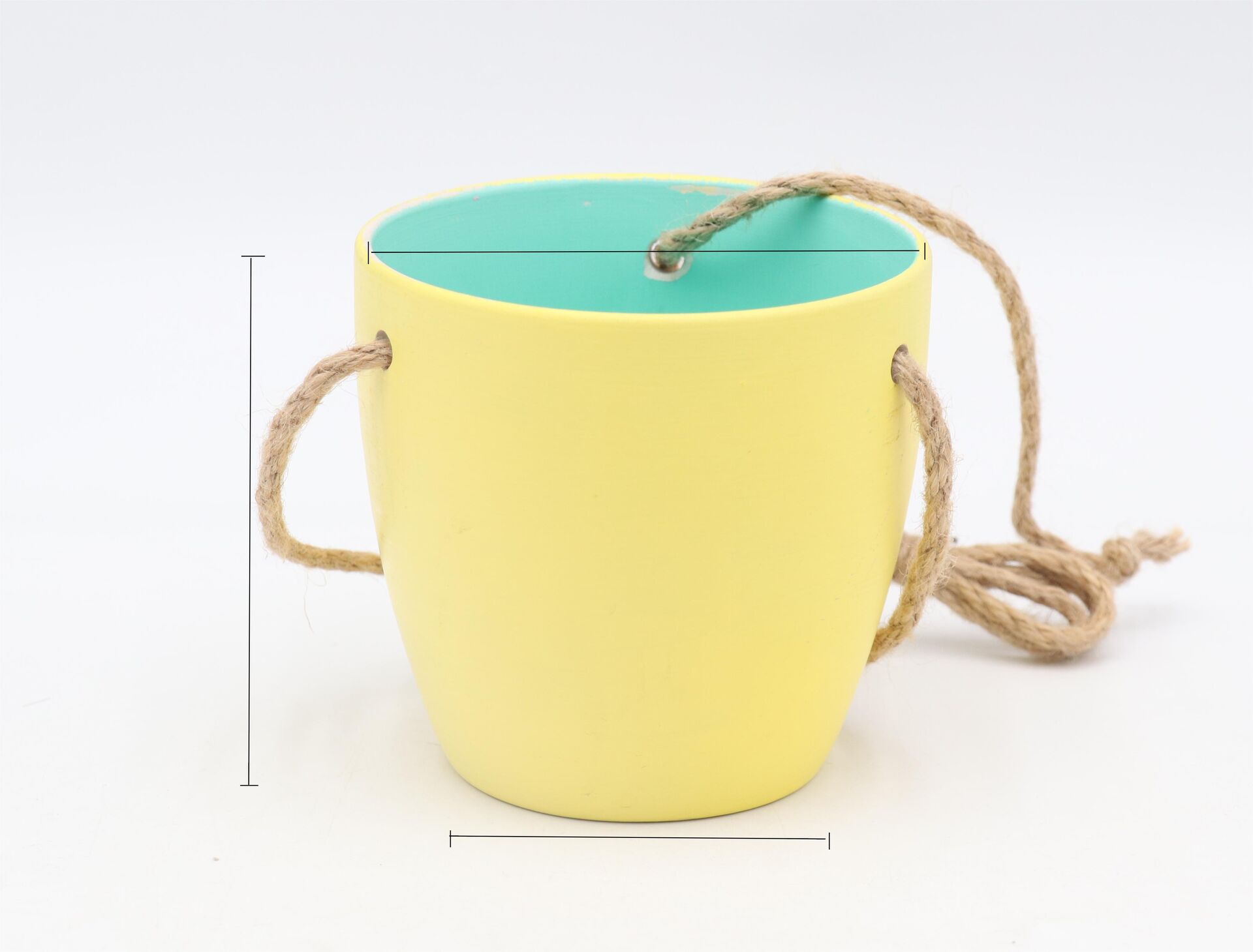 Ceramic Plant Flowerpot,  Indoor Flowerpot with Drain Hole, Used for Indoor Plants, Cactus, Succulent Plants and Other Outdoor Garden