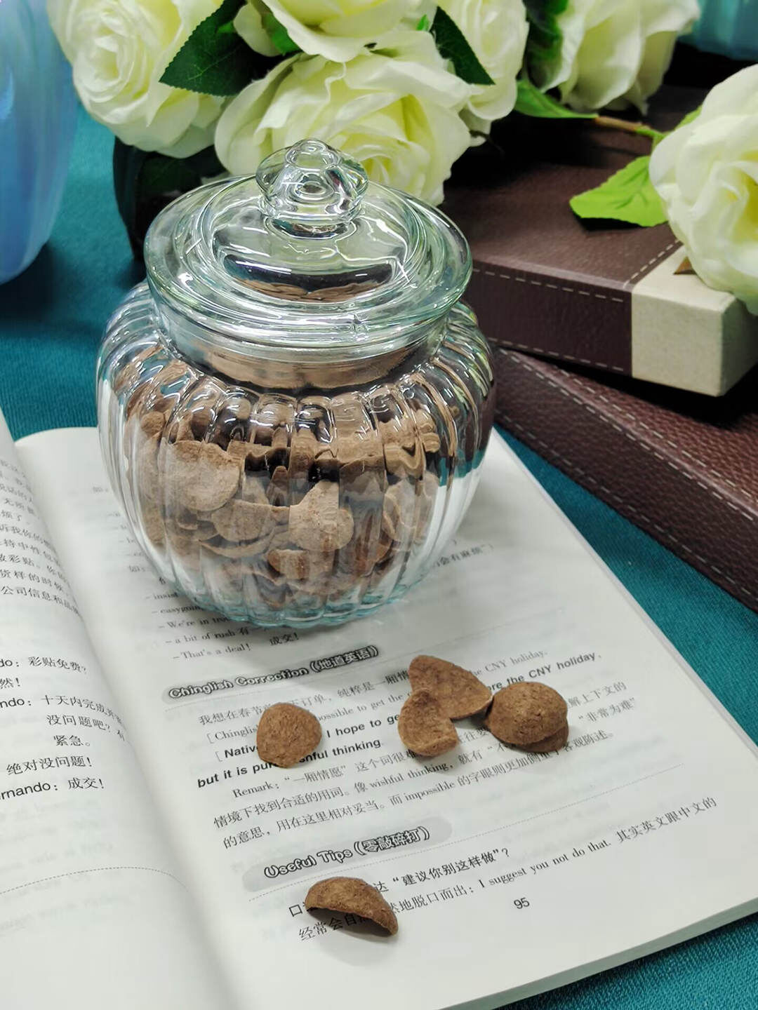 7`~Q(I[M_3XO93M`($6A{IG.jpg Wide Mouth Jar with glass Lid, Glass container for Kitchen Storage and Laundry Room Organization, 72 oz Clear Glass Container for Cookie, Candy, Sugar, Flour, Nuts