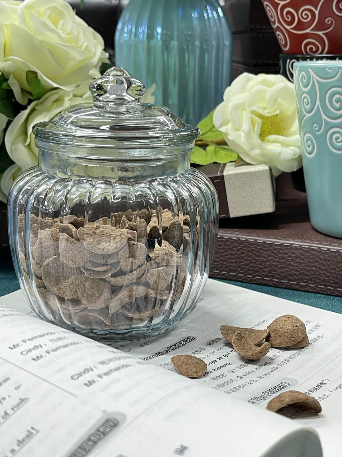 Wide Mouth Jar with glass Lid, Glass container for Kitchen Storage and Laundry Room Organization, 72 oz Clear Glass Container for Cookie, Candy, Sugar, Flour, Nuts