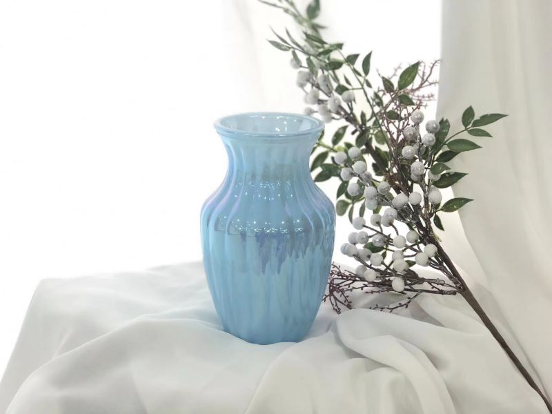 Glass Flower Vase: Hydroponic Vase Decorative Plant Glass Pots for Weddings Party Events Home Office Dinning Living Room