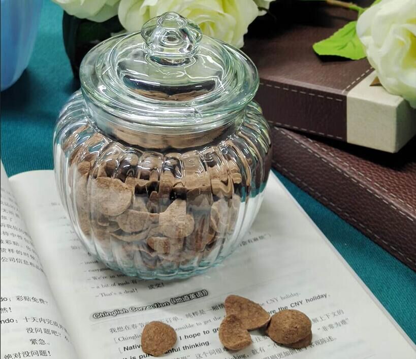 Wide Mouth Jar with glass Lid, Glass container for Kitchen Storage and Laundry Room Organization, 72 oz Clear Glass Container for Cookie, Candy, Sugar, Flour, Nuts