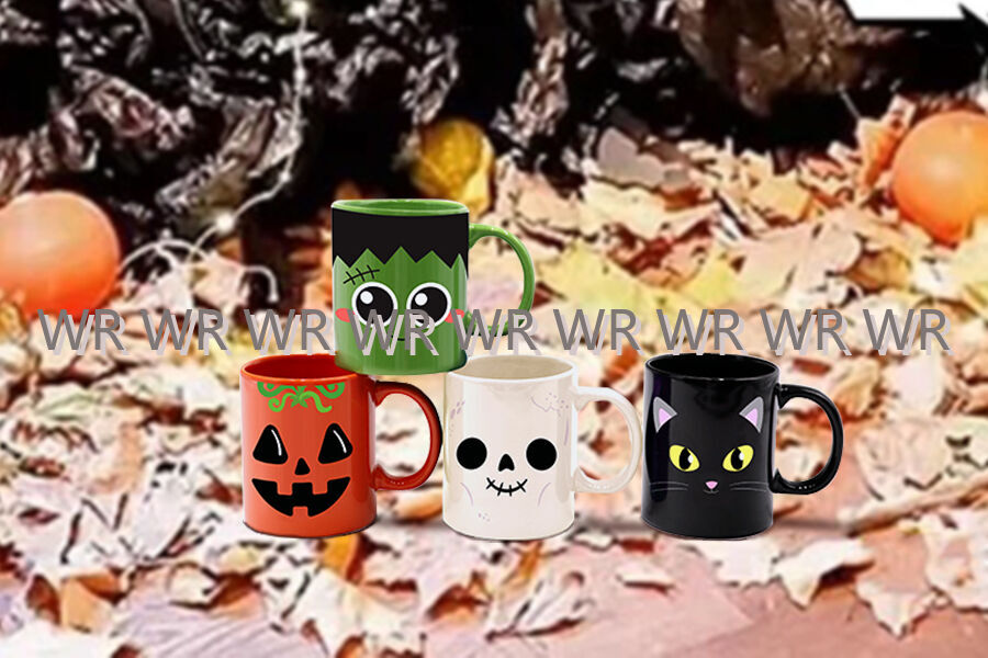 Halloween Coffee Mug, 2024 Halloween Mugs, Halloween Cup,Pumpkin Mug, Best Gift on Halloween For Boyfriend, Girlfriend, Dad, Mom, Children