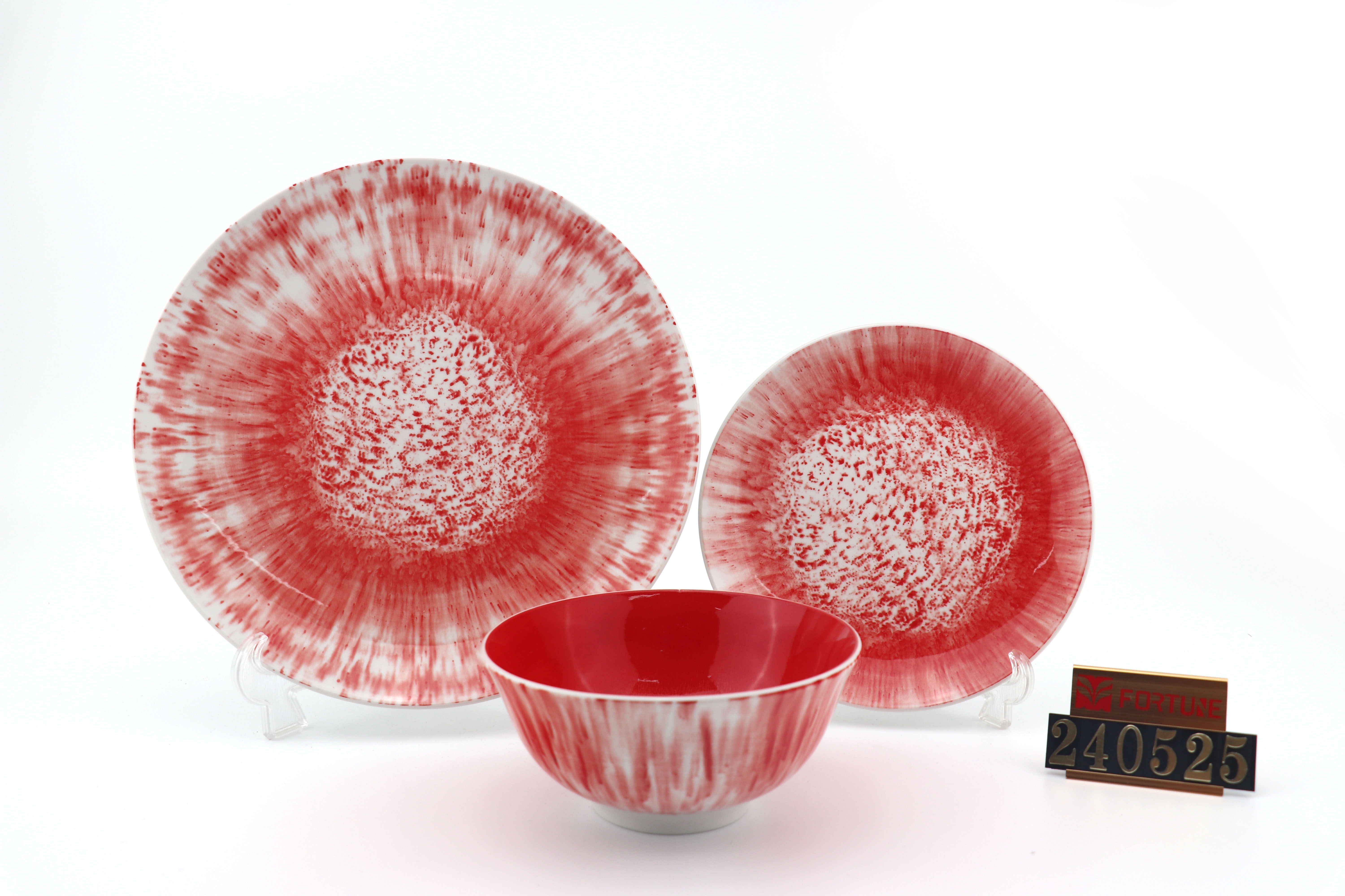 Modern Ceramic Tableware, Kiln Glaze Porcelain Dinnerware Set, Bowl/Plate