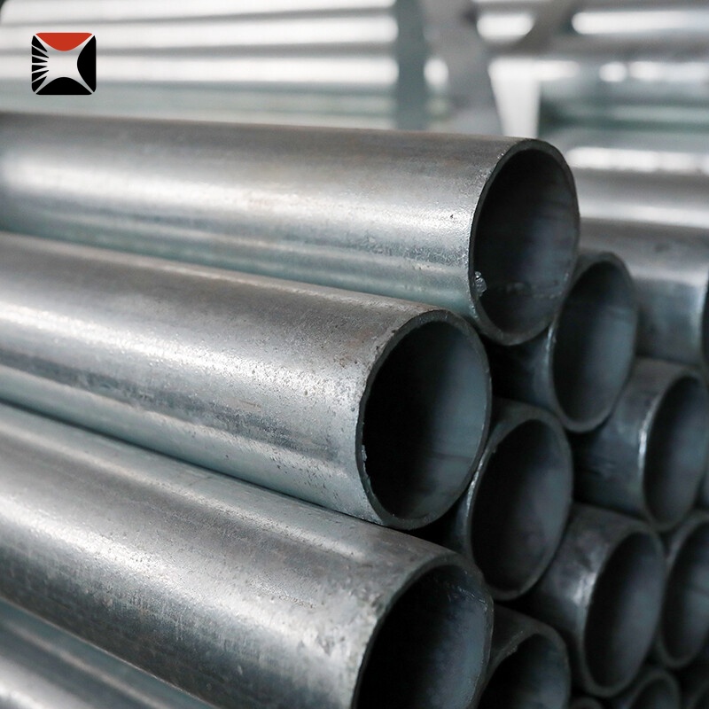 DX51D Galvanized Steel Round Pipe