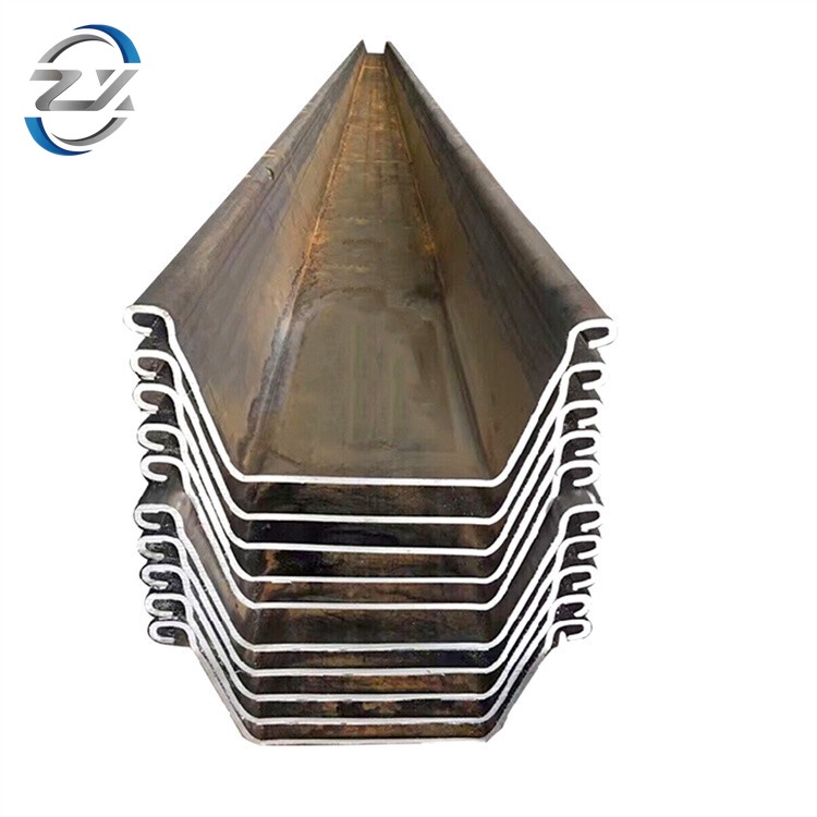 A53 Gr.A A656 Gr.50 U-Shaped Steel Sheet Pile A53 Gr.A A656 Gr.50 U-Shaped Steel Sheet Pile