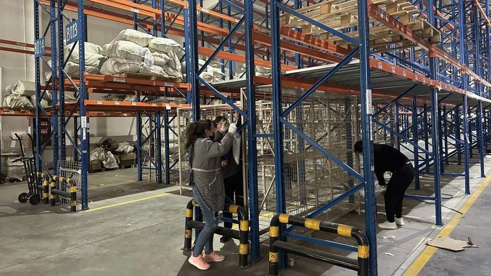 Высокотеплоизолированный цех со стальным каркасом для хранения продукции в холодовой цепи
