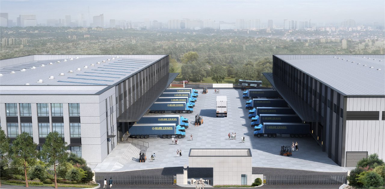 Polyurethane Insulated Steel Structure Cold Chain Warehouse
