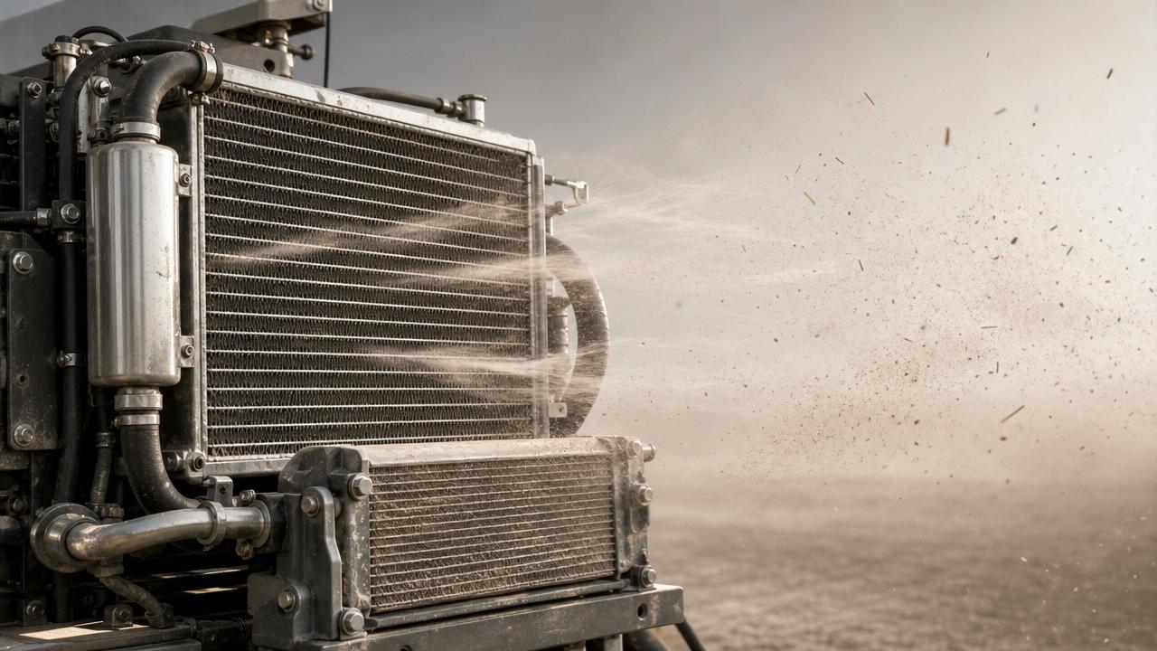 Why an Agricultural Radiator Clogs Faster in Dusty Fields