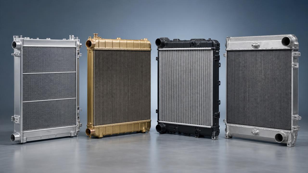 Radiator Types Explained: Aluminum, Copper-Brass, Plastic Tank, and All-Metal Designs