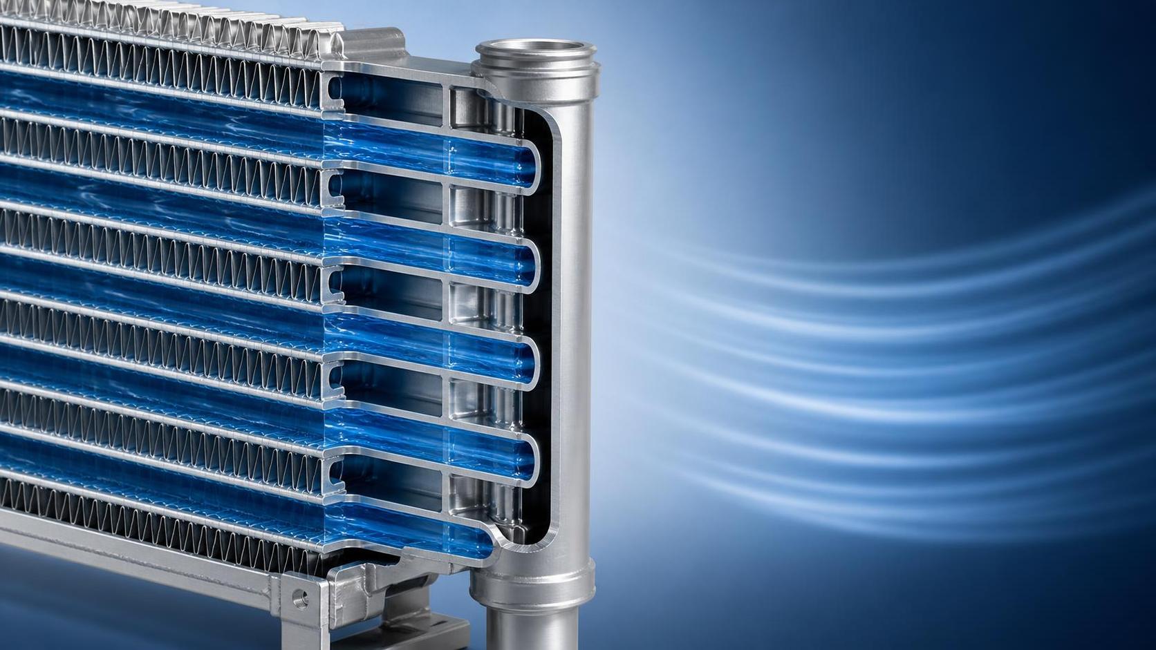 How radiator core tube spacing affects coolant flow How radiator core tube spacing affects coolant flow