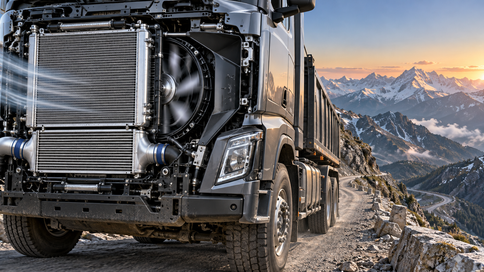How altitude affects heavy truck cooling system heat rejection
