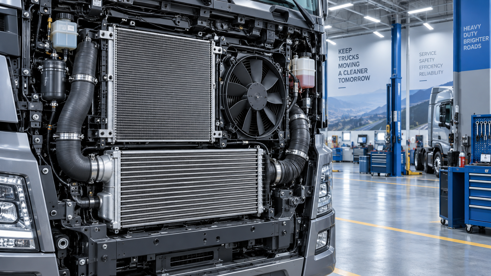 Setting maintenance intervals by heavy truck cooling system duty cycle Setting maintenance intervals by heavy truck cooling system duty cycle
