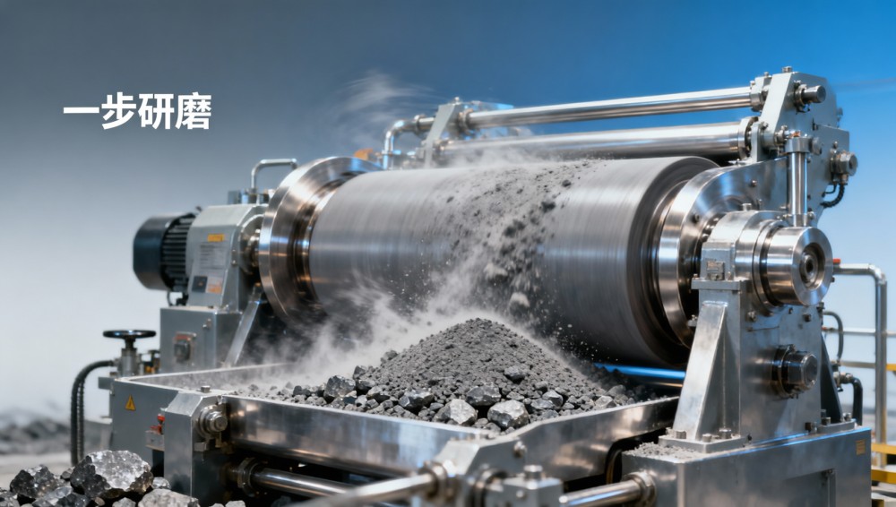 New Manganese Ore Crushing Solution: Hydraulic Roller Mill Achieves One-Step Grinding New Manganese Ore Crushing Solution: Hydraulic Roller Mill Achieves One-Step Grinding