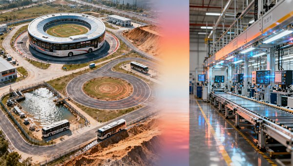 Yutong Builds Industry-Leading Bus Test Field, Promotes Standardization of Smart Assembly and Inspection Equipment Exports