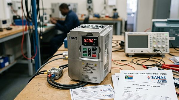 Variable frequency drives imported into South Africa must now pass local EMC testing