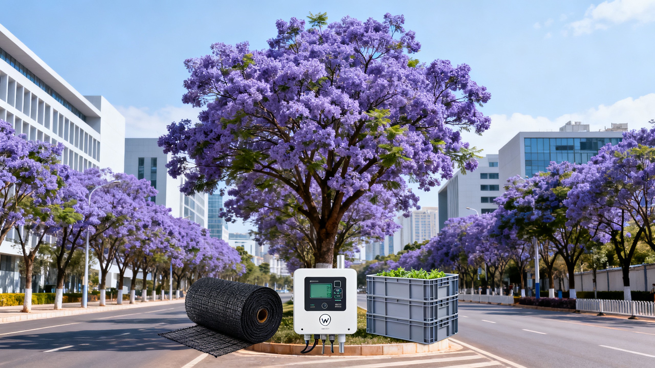 Kunming Jacaranda Bloom Extended to Late May; Southern Hemisphere Garden Supply Procurement Window Opens