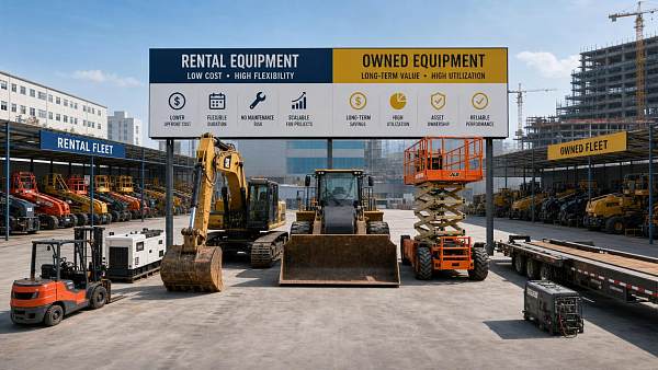 Construction Equipment Rental vs Buying: A Cost Breakdown for 2026 Projects