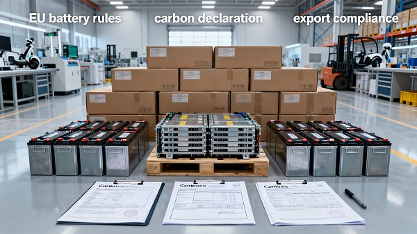 EU Battery Rules Take Effect, Exporters Need Carbon Declarations