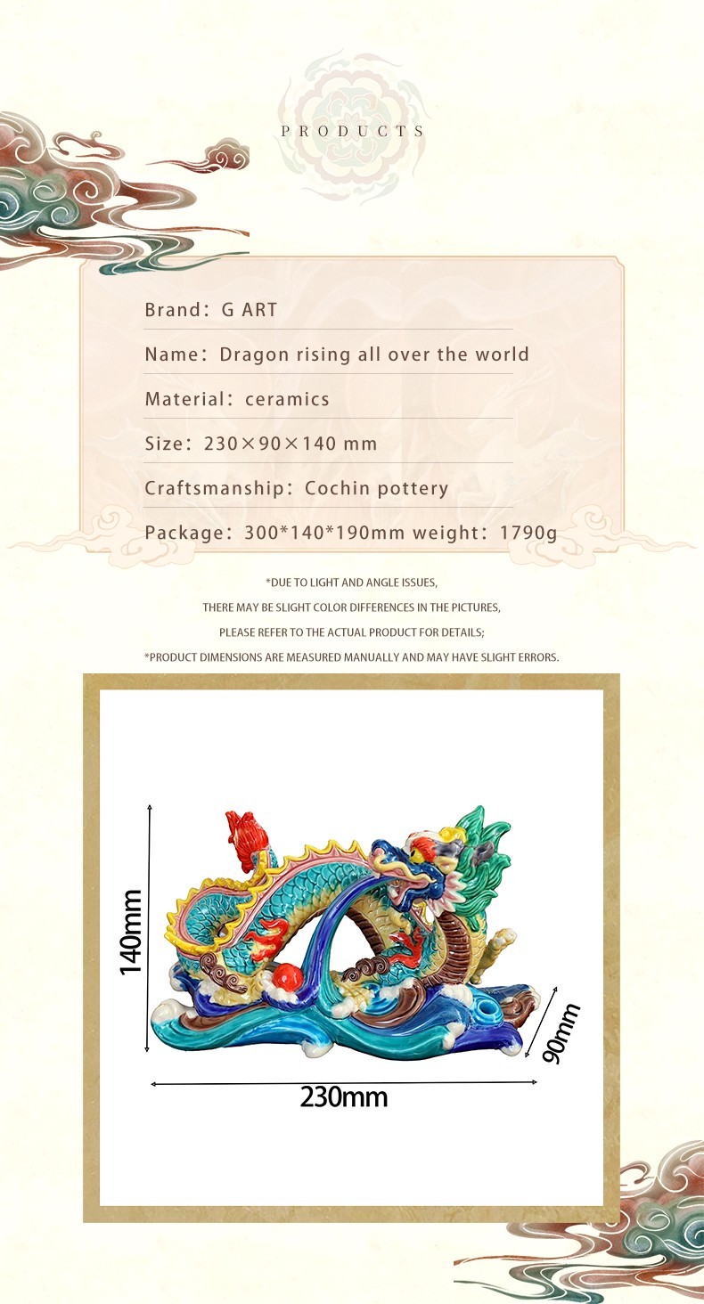Dragon Soaring Across the Seas