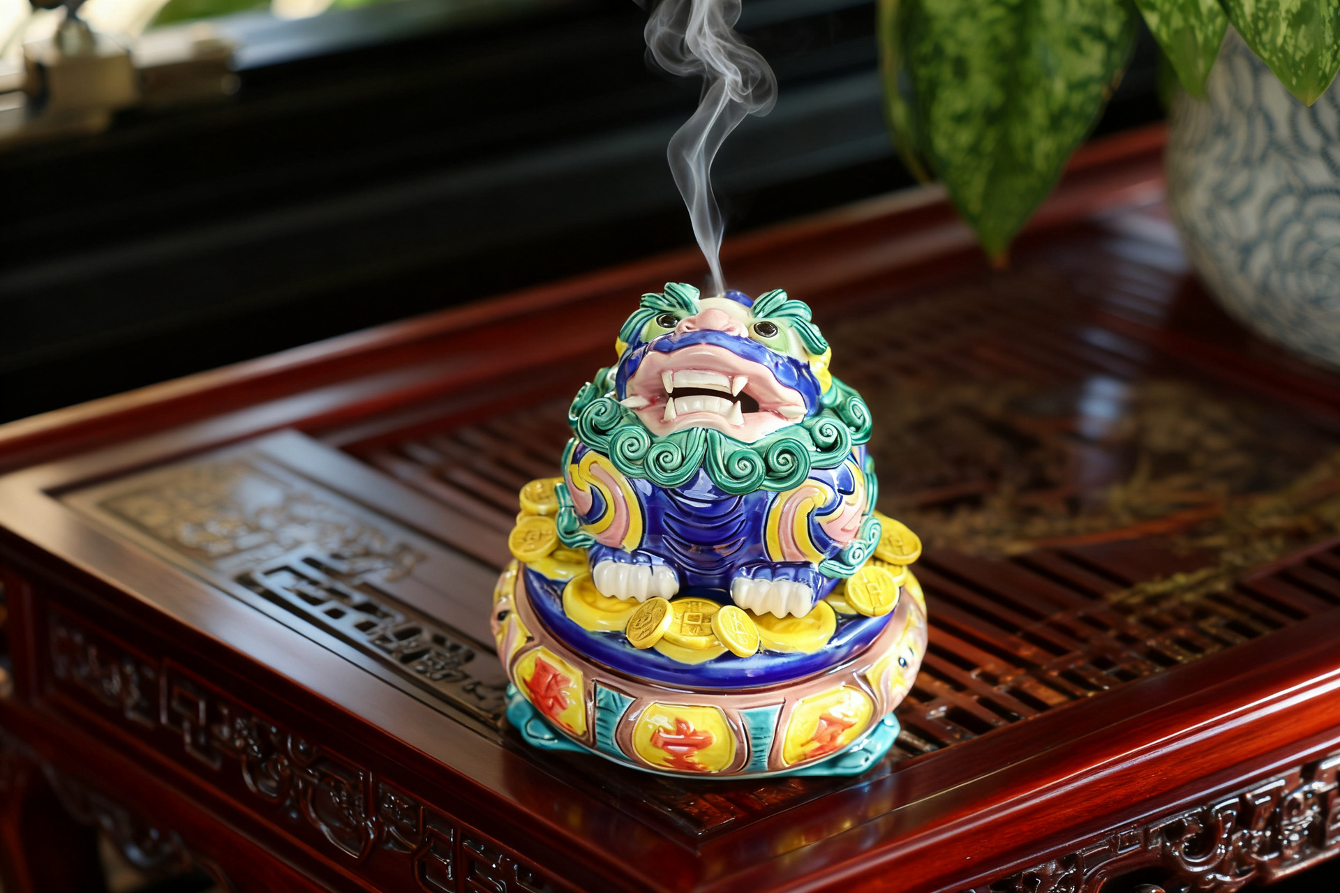 Fortune-Gathering Pi Xiu on Wealth Basin