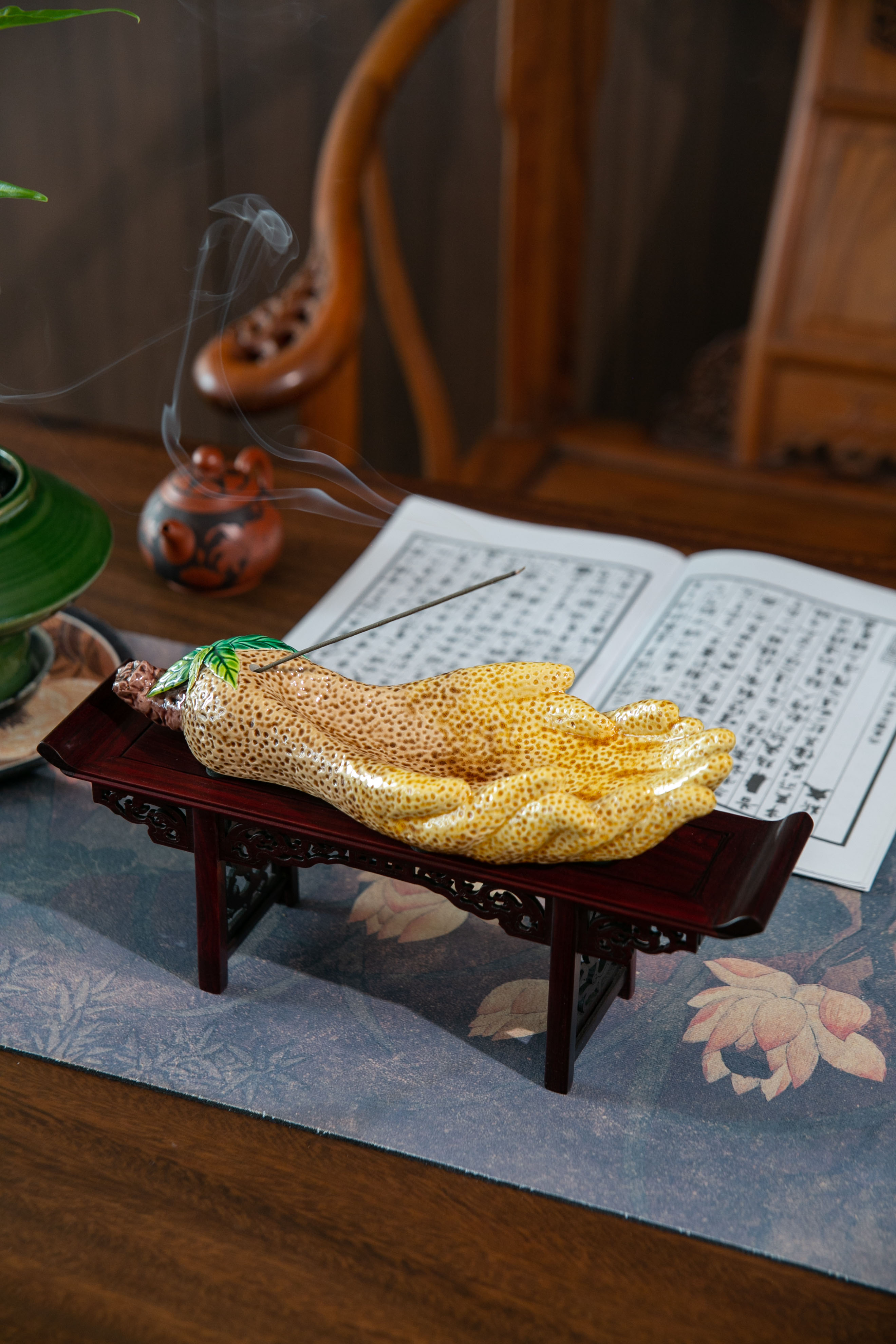 佛手香插Buddha's Hand Incense Holder