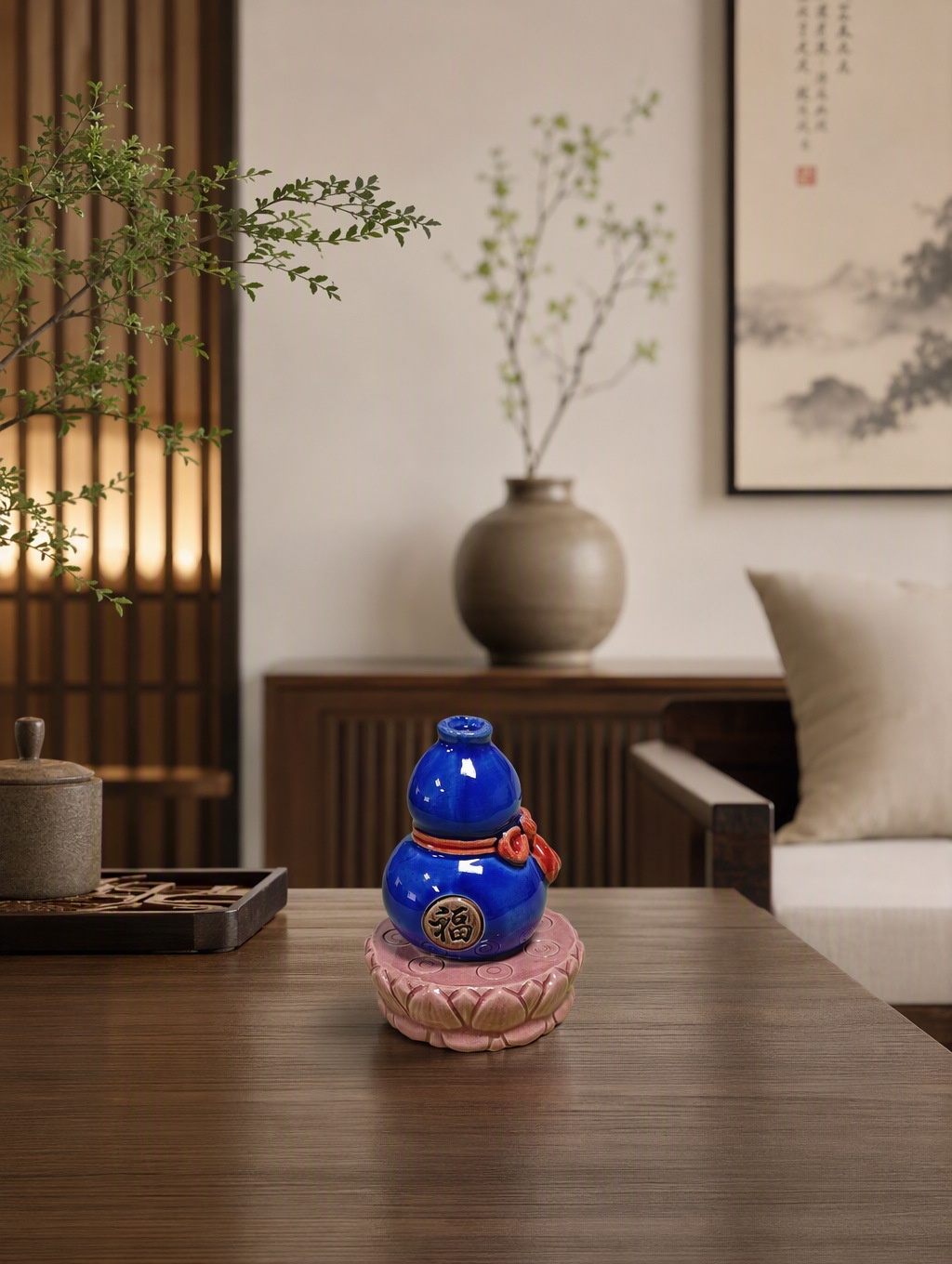 五福葫芦香插Five Blessings Gourd Incense Holder