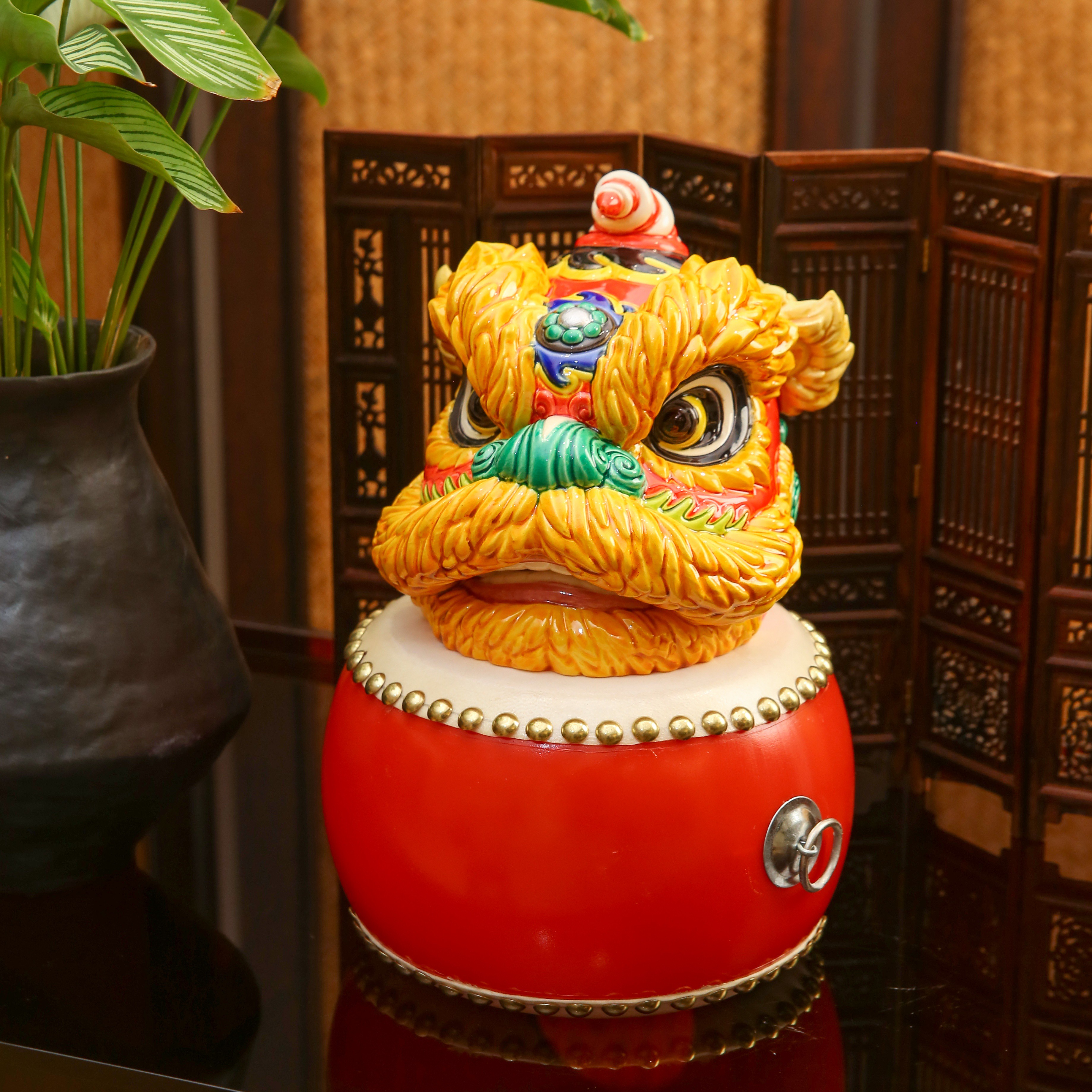 Lion Dance Drums of Good Fortune