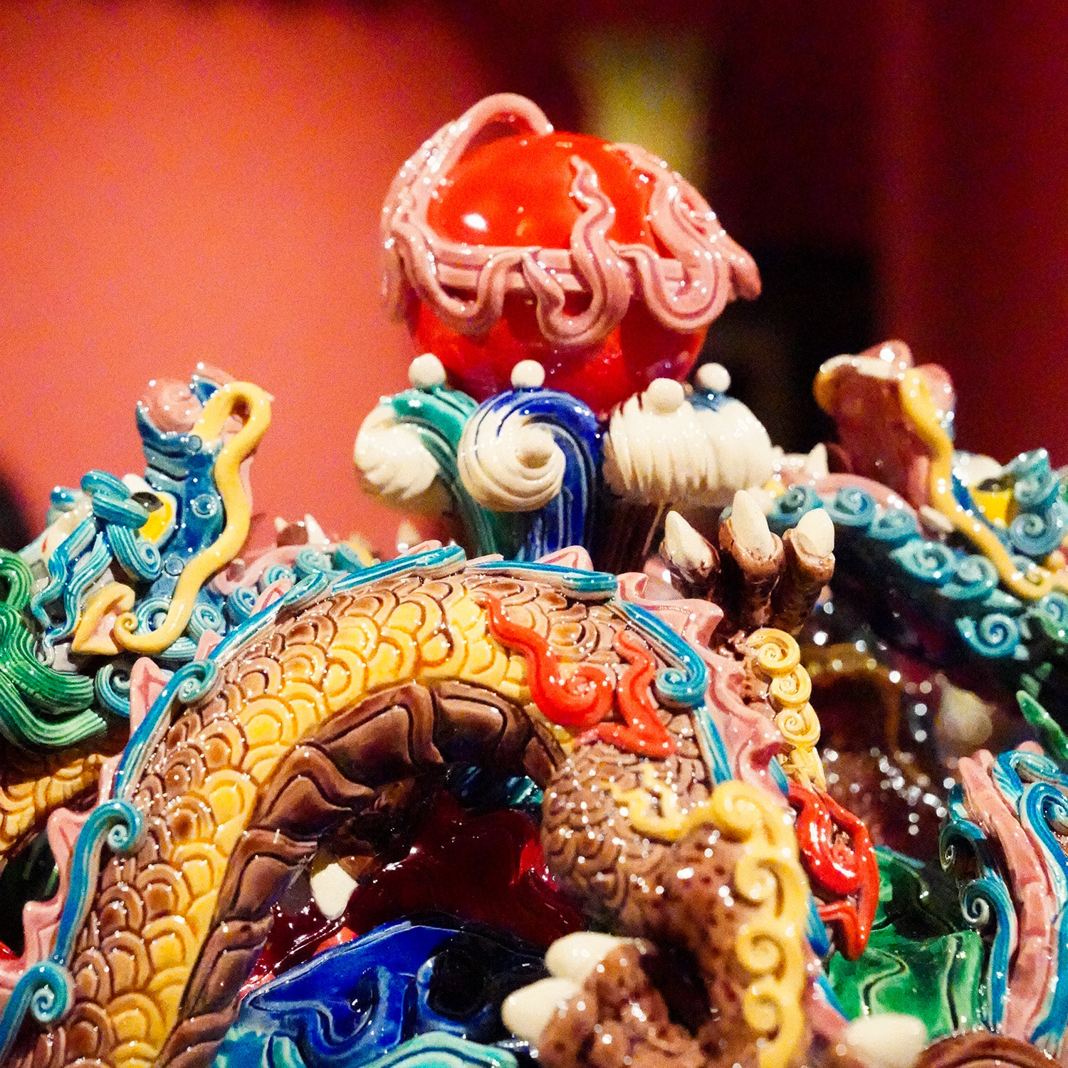 九龙香炉（特大）Nine Dragon Incense Burner (Extra Large)