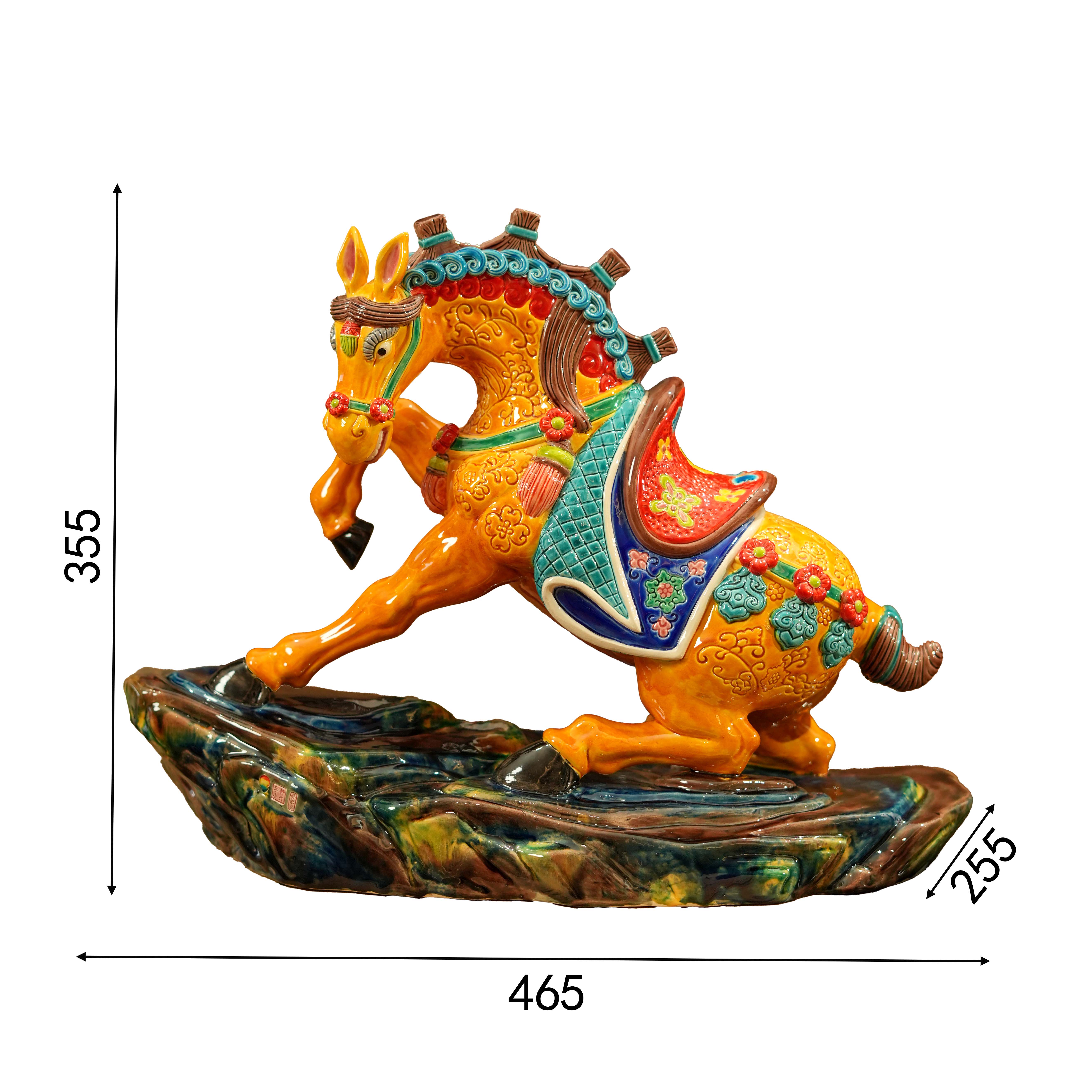 锦绣前程马 A horse symbolizing a brilliant and promising future