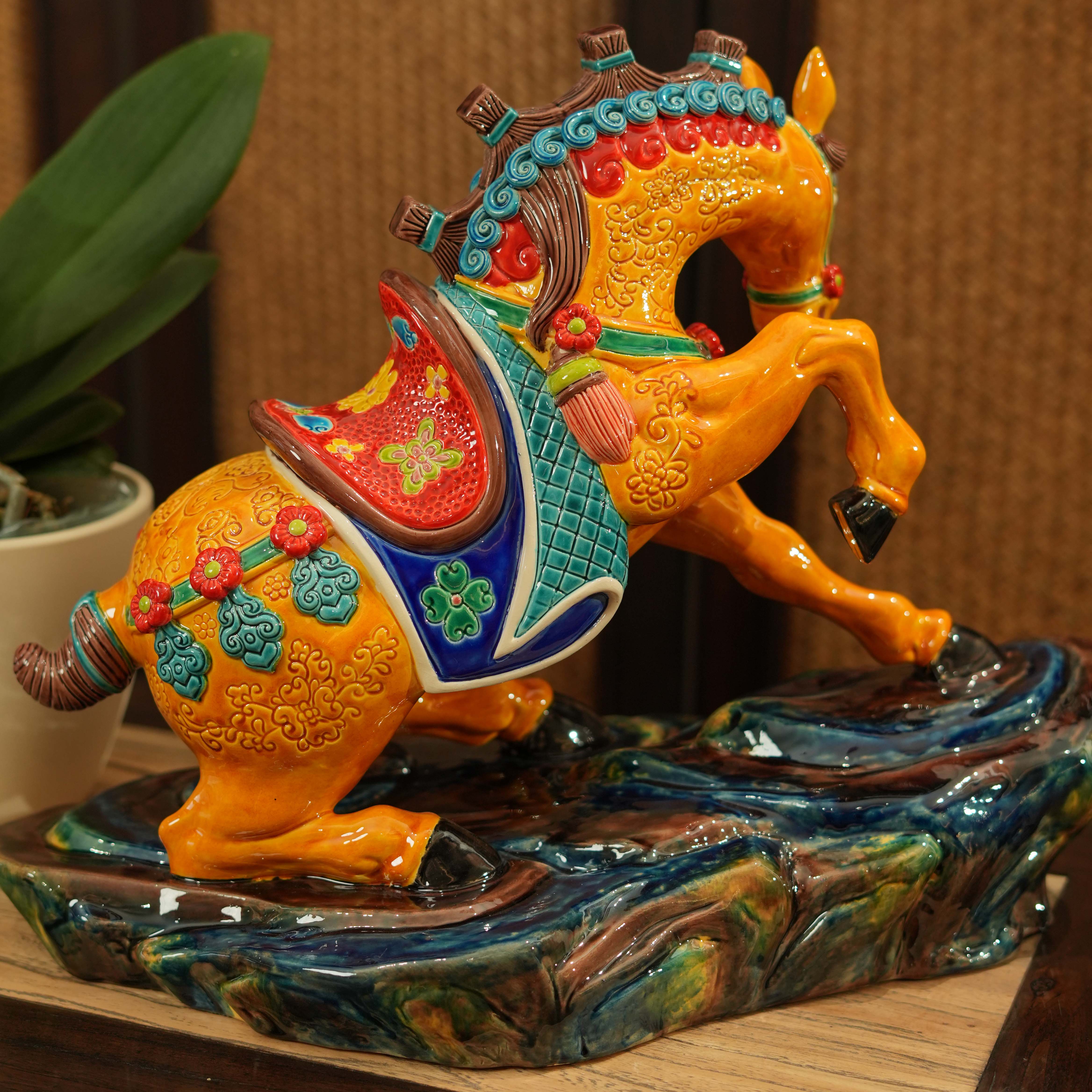 锦绣前程马 A horse symbolizing a brilliant and promising future