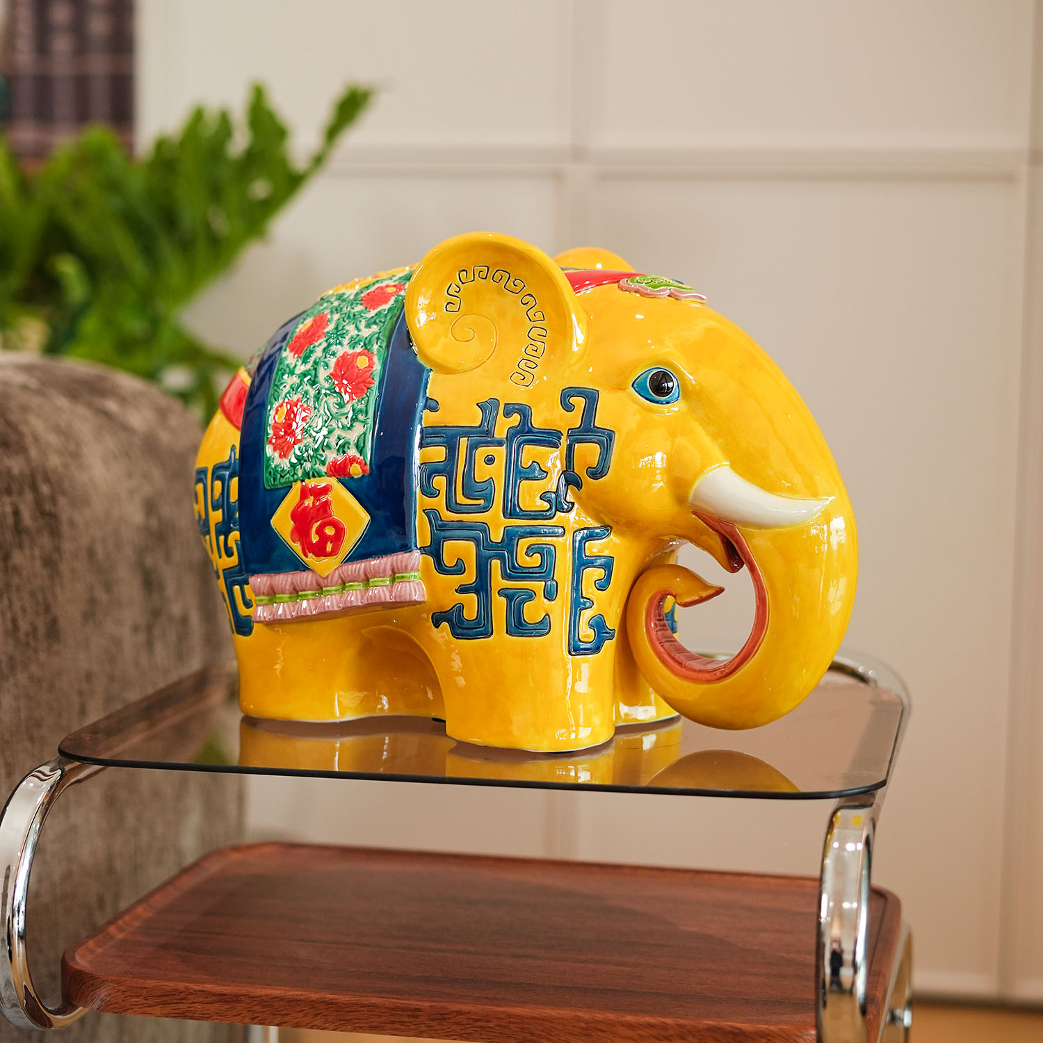 富贵如意象Prosperous and Auspicious Elephants