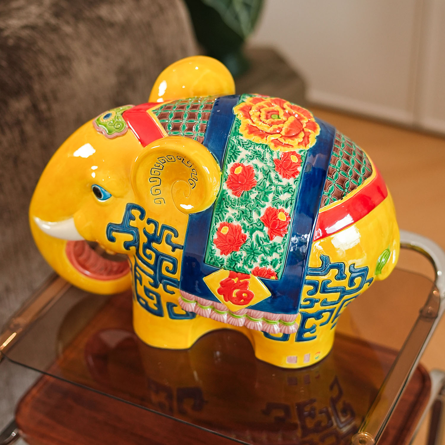 富贵如意象Prosperous and Auspicious Elephants