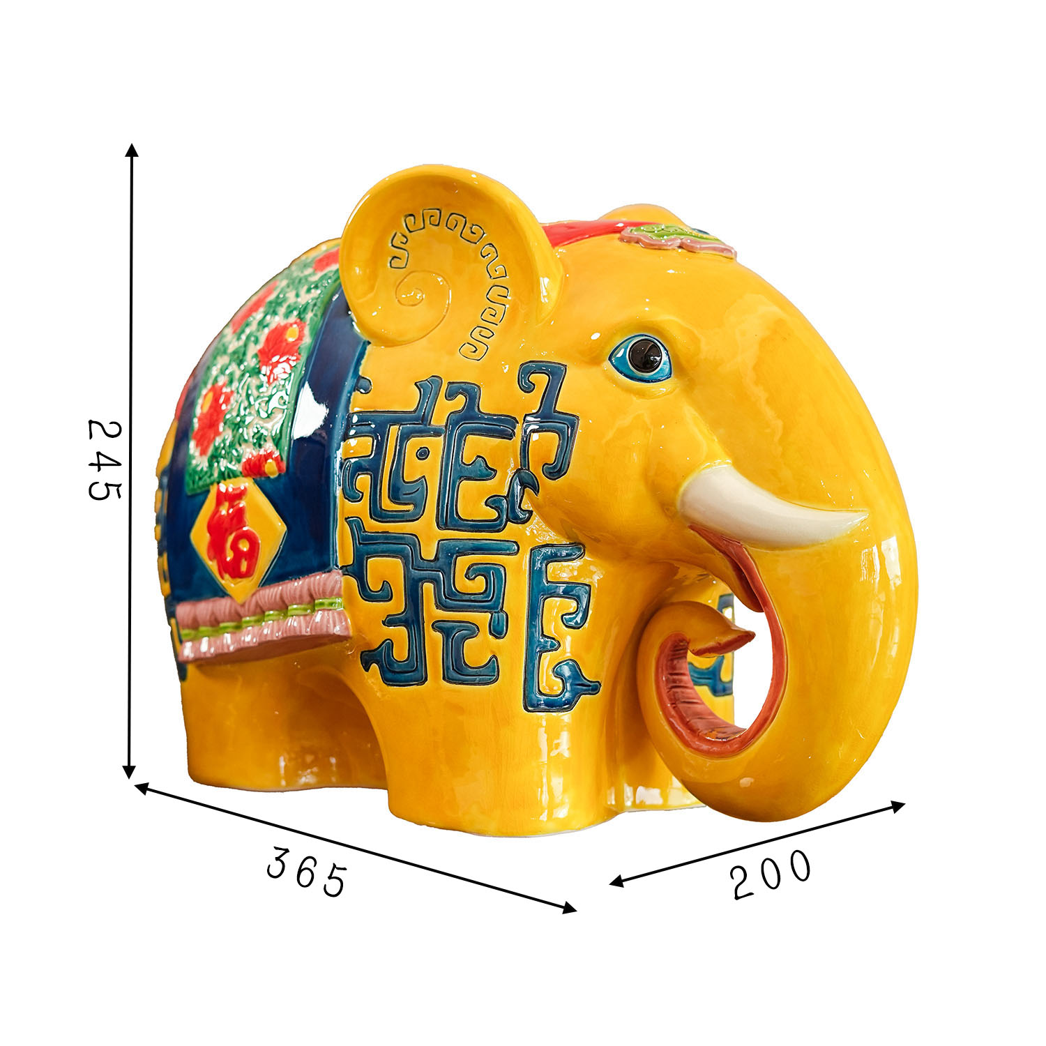 富贵如意象Prosperous and Auspicious Elephants