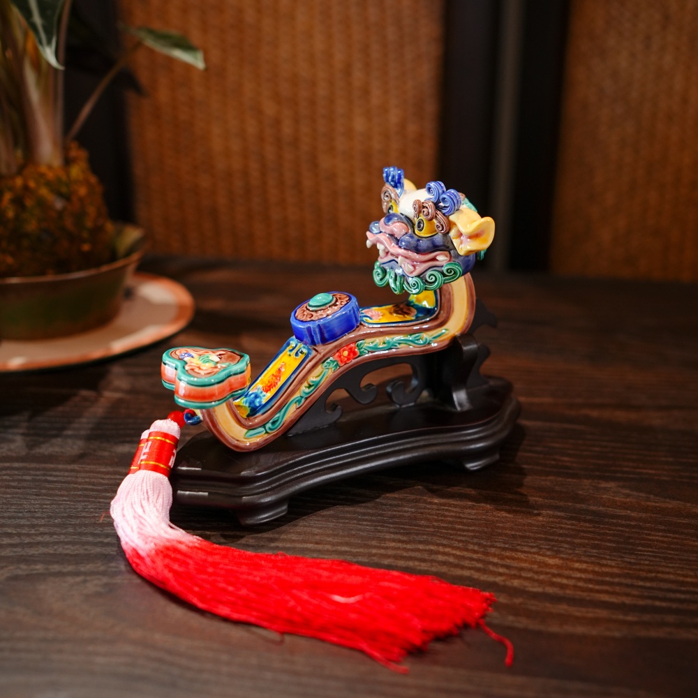 祥狮如意摆件Auspicious Lion & Ruyi Scepter