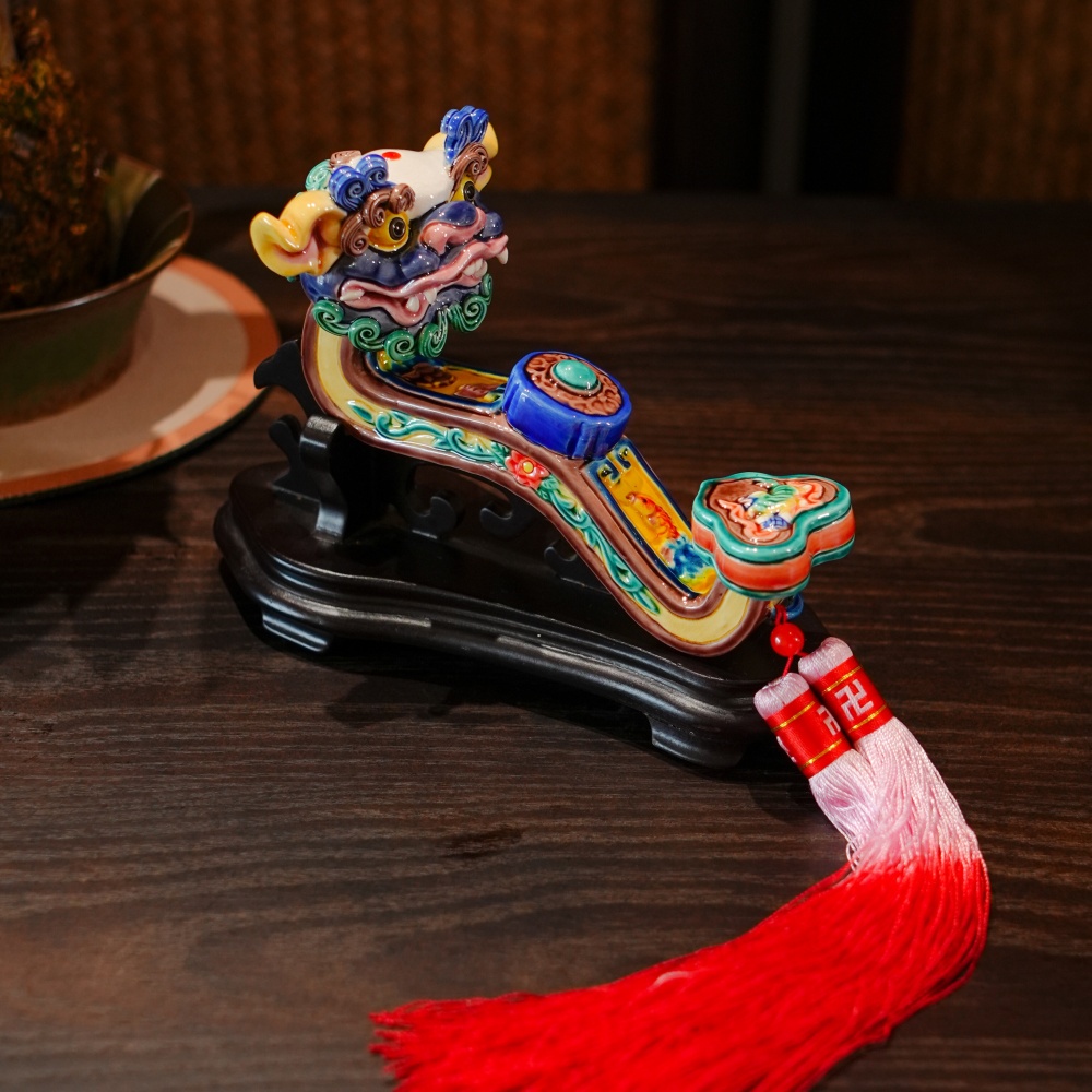 祥狮如意摆件Auspicious Lion & Ruyi Scepter