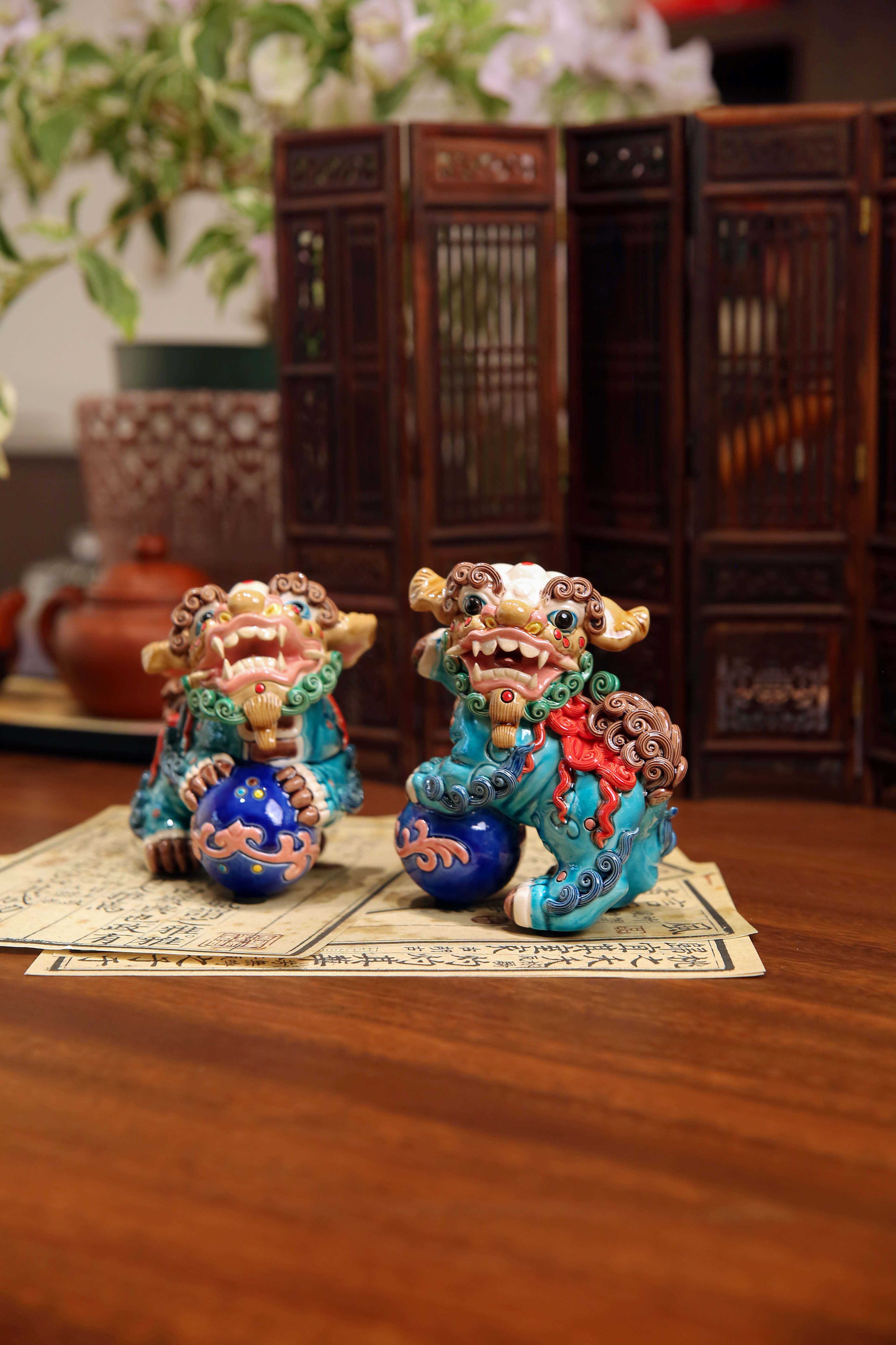 镇宅狮子Guardian Lion (or Stone Lion for warding off evil)