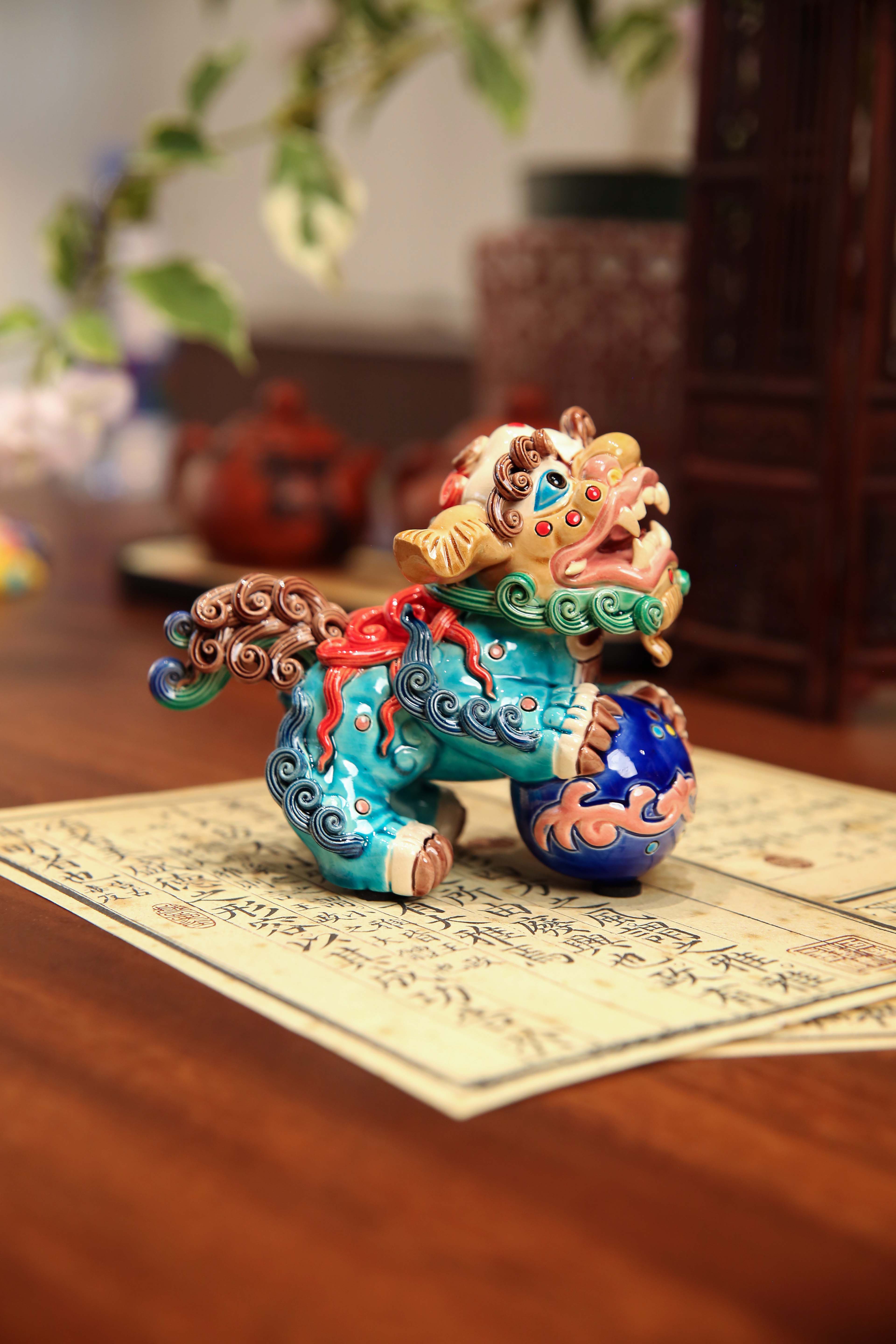 镇宅狮子Guardian Lion (or Stone Lion for warding off evil)