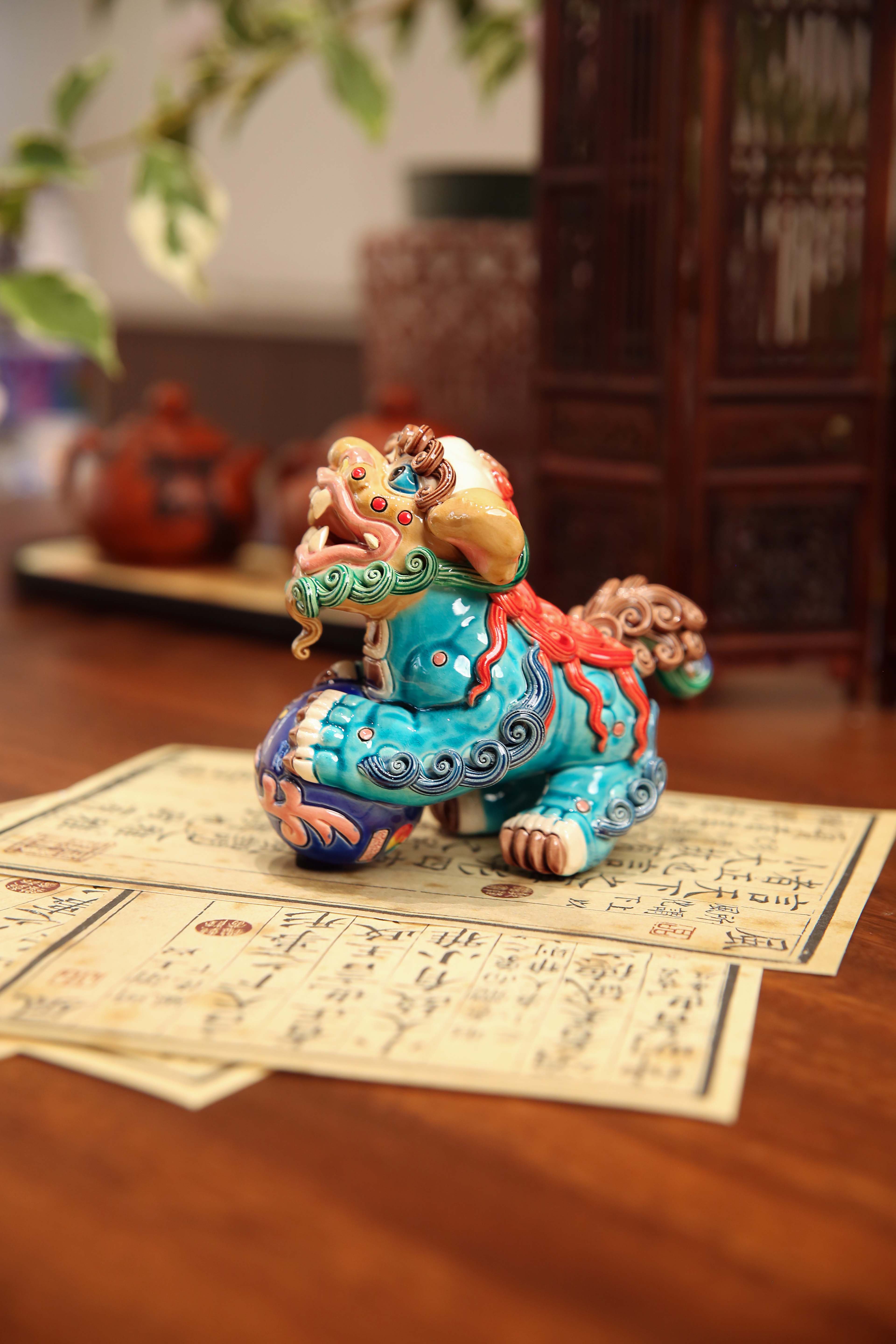 镇宅狮子Guardian Lion (or Stone Lion for warding off evil)