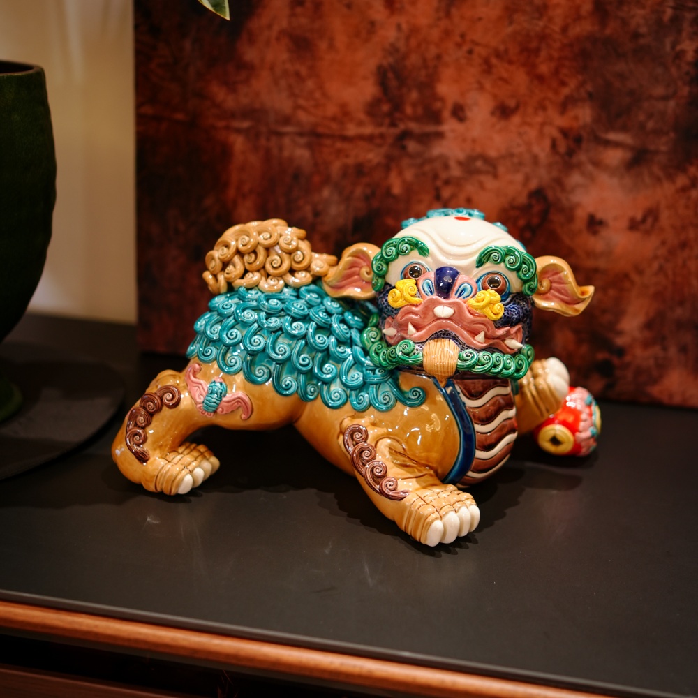 吉祥双狮Auspicious Pair of Lions